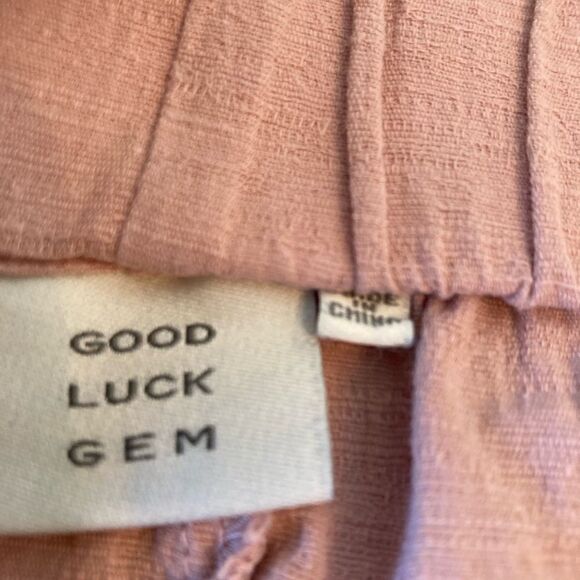 Good Luck Gem pastel sailor pants w/ elastic waist, side buttons, pockets - Picture 5 of 7